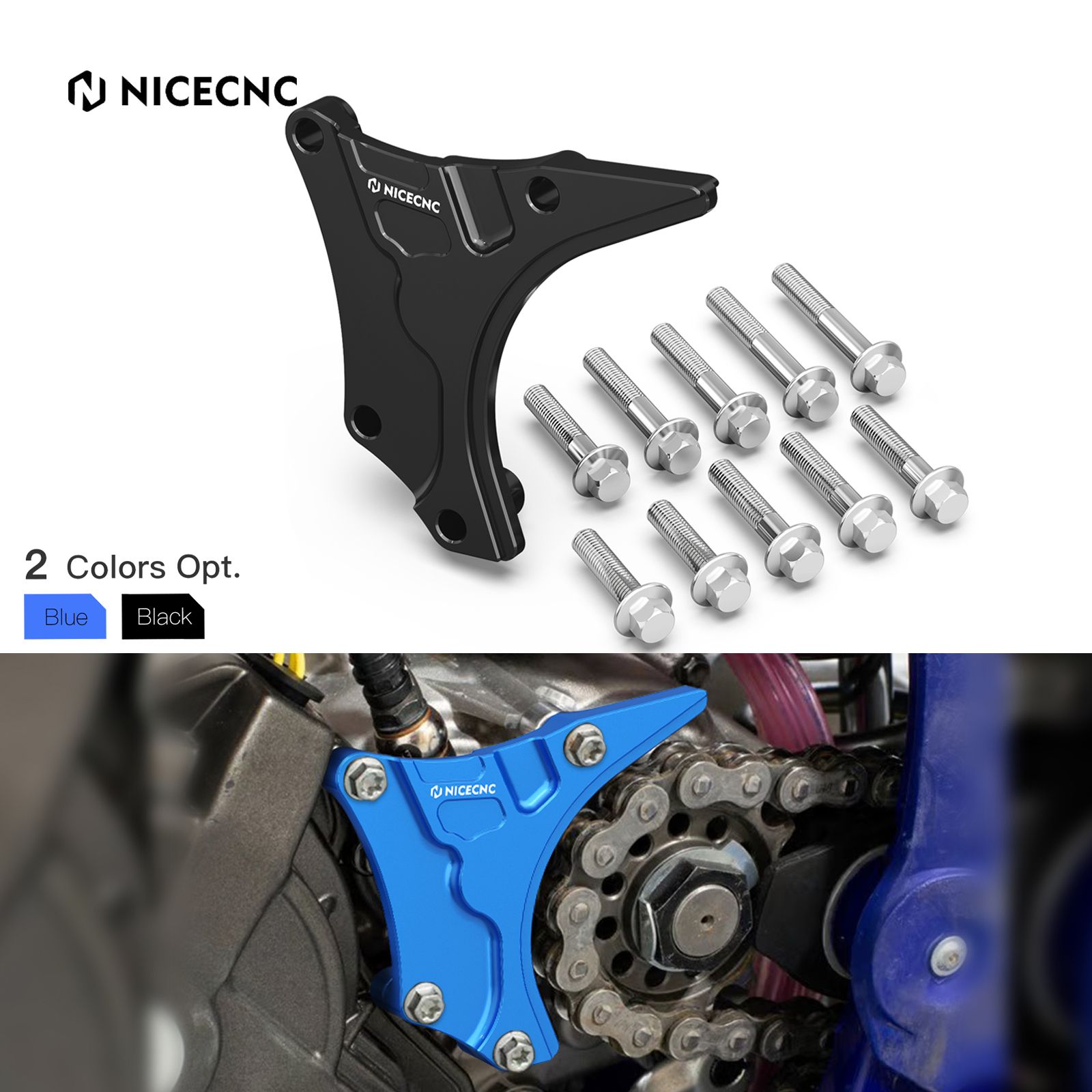NICECNC Sherco SE250R SE300R SE Factory SC250 SC300対応 クラッチスレーブシリンダーカバーガード 2014〜2024