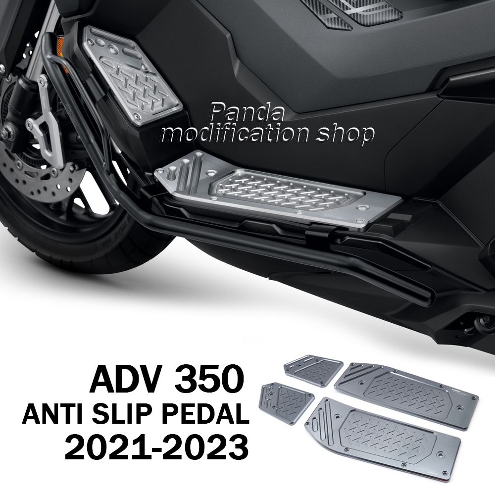 MPOVNCE ホンダ CB350 CB350S 2021〜2022対応 滑り止めフットペダルパッド アルミ製