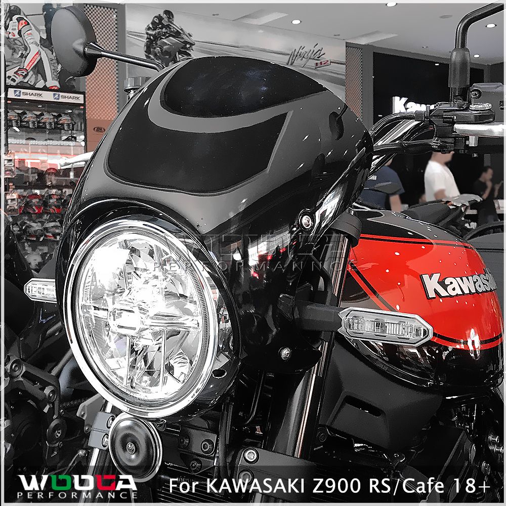 WOOGA カワサキ Z900RS カフェ ZR900-K 2018〜2023対応 ウィンドスクリーン ウィンドデフレクター スクラッチ耐性 37,804円