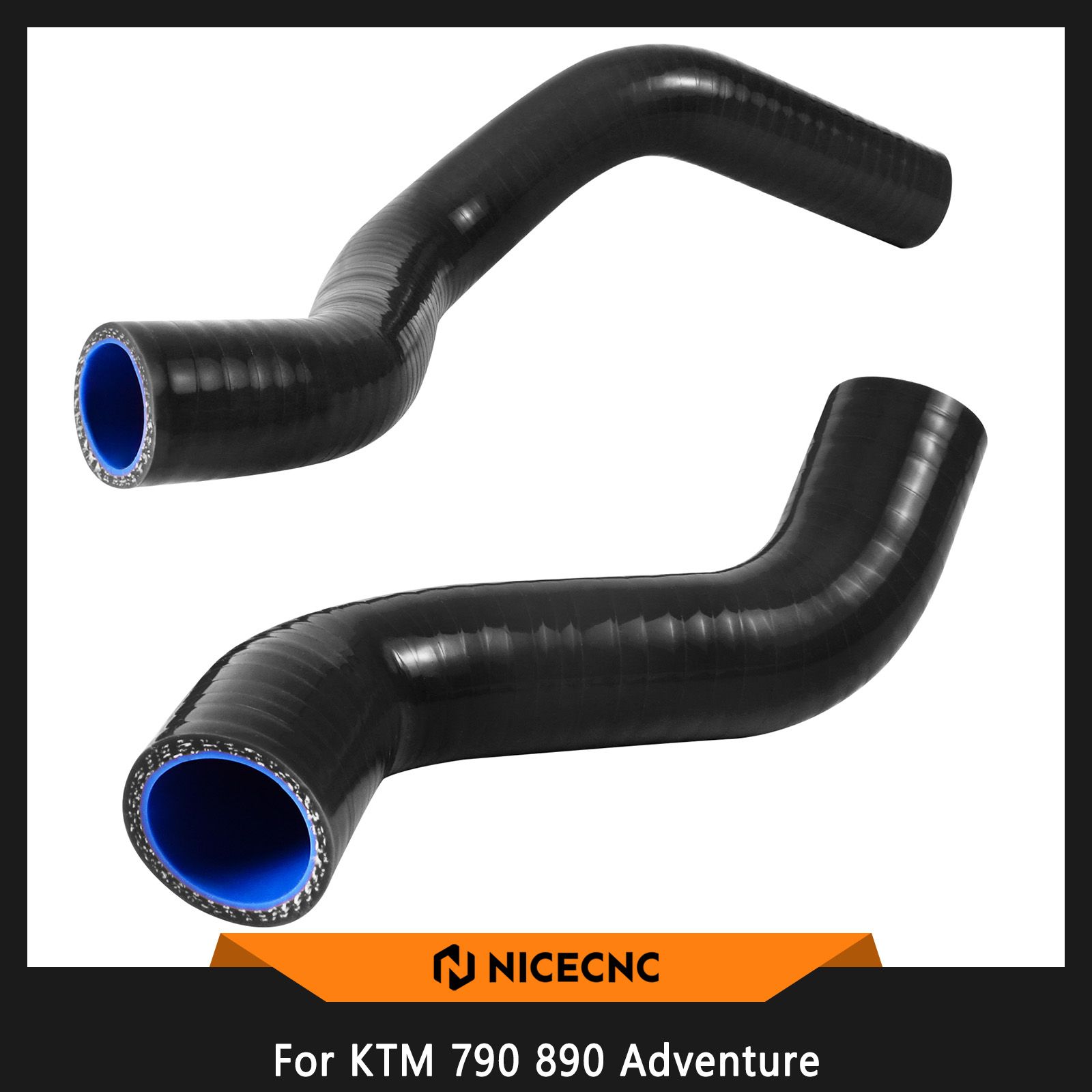 NICECNC KTM 790 890アドベンチャー/R/ラリー 2019〜2025 ラジエーターホースキット ハスクバーナ ノルデン901/エクスペディション 2022〜2025対応