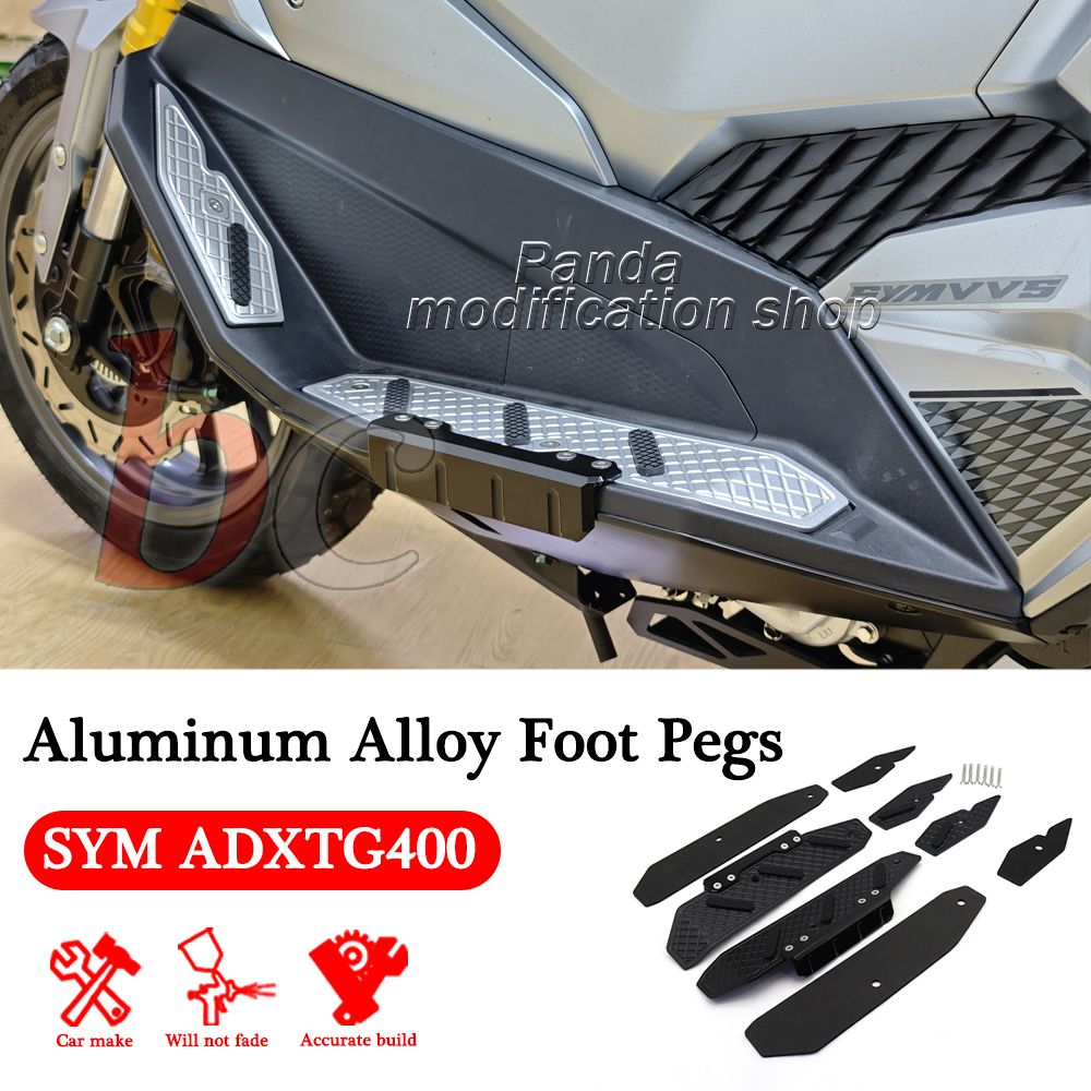 MPOVNCE SYM ADXTG400 ADXTG 400 2024〜2025対応 ライダーフットペグ アルミ合金製