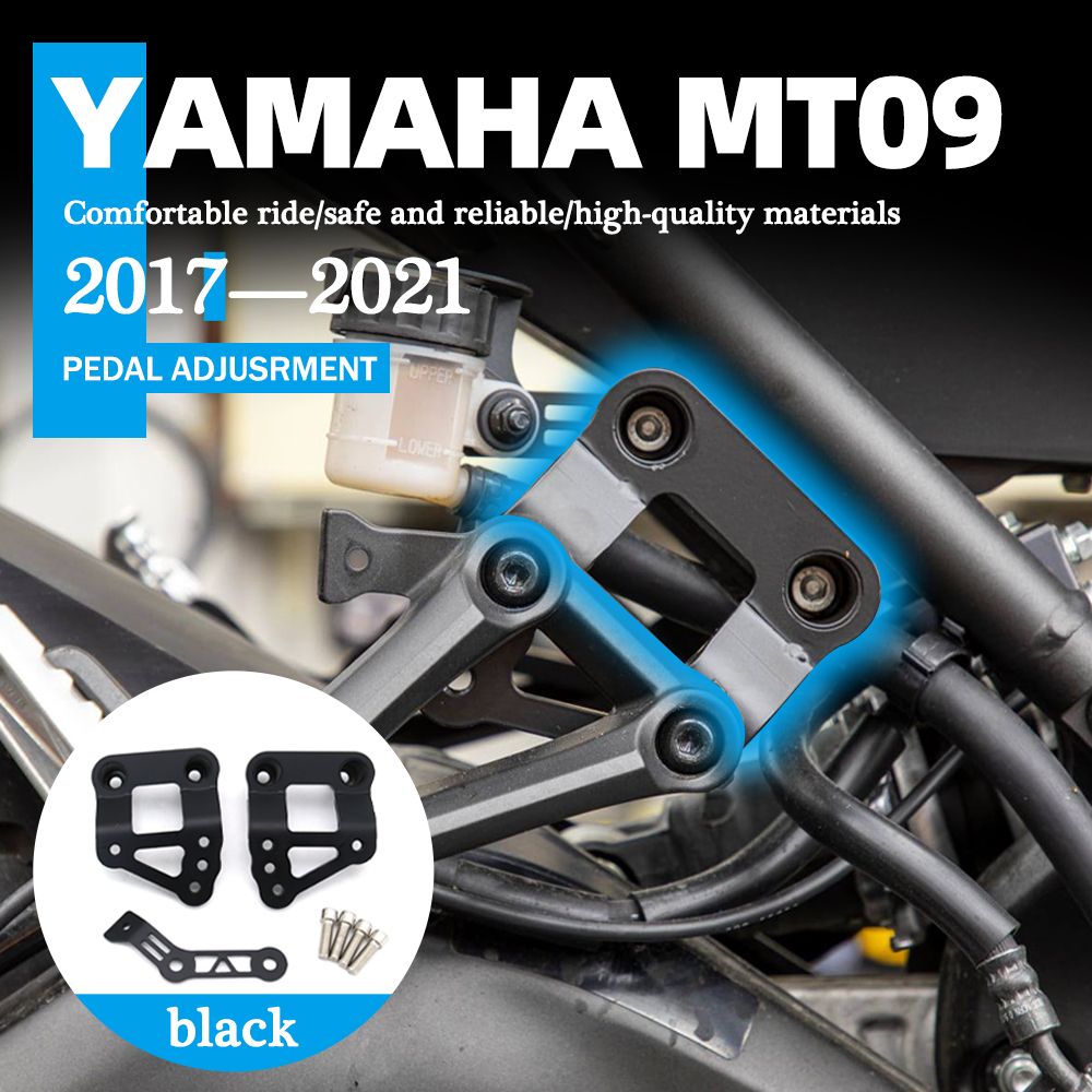 MPOVNCE ヤマハ MT-09 MT09SP XSR900 2014〜2021対応 パッセンジャーペダル調整アルミ製
