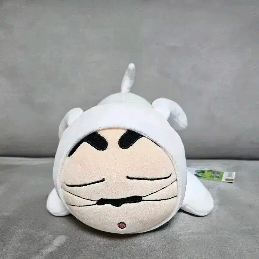 Cojín Mochi corporal de Crayon Shin-chan Shiro Crayon Shin-chan genuino, 30cm