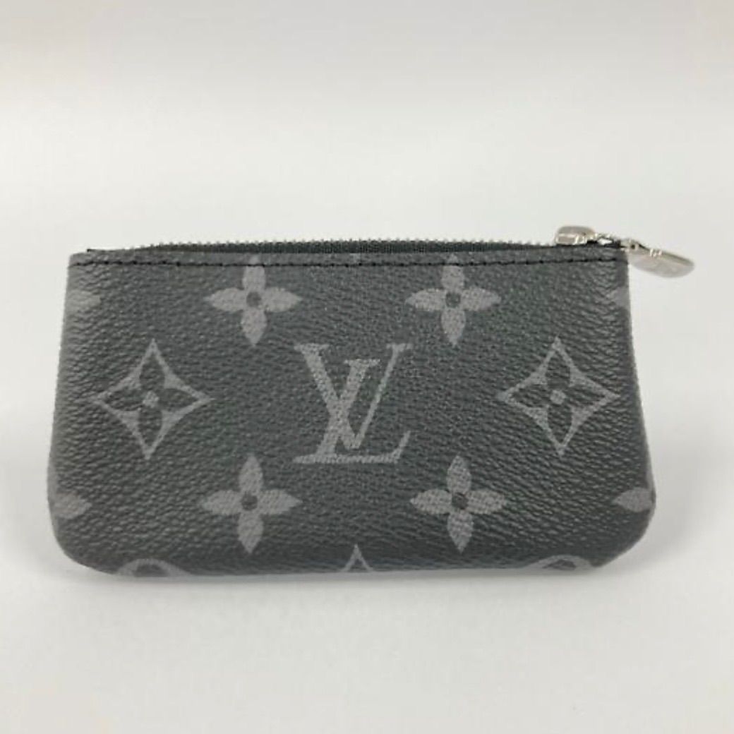 ルイヴィトン LOUIS VUITTON ケース カード＆キーケース ポシェット クレ モノグラムエクリプス モノグラムエクリプスリバースキャンバス モノグラムエクリプス シルバー金具 M80905 CT5205 【箱】【中古】 ルイ・ヴィトン モノグラムエクリプスポシ エットクレキーケース