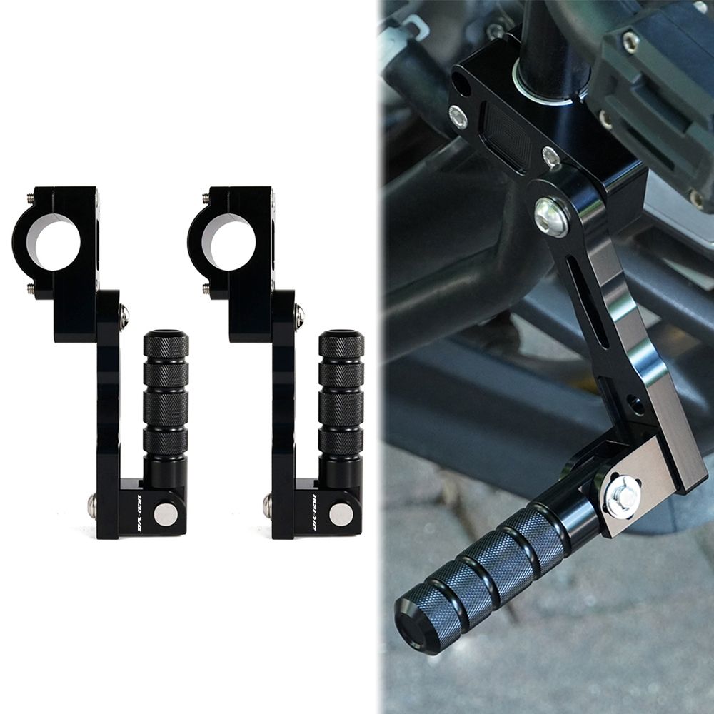 XITOMER スズキ DR650 VANVAN125 200 カワサキ VERSYS650 1000対応 調整可能フットペグキット 22mm 7/8インチ 28.8mm