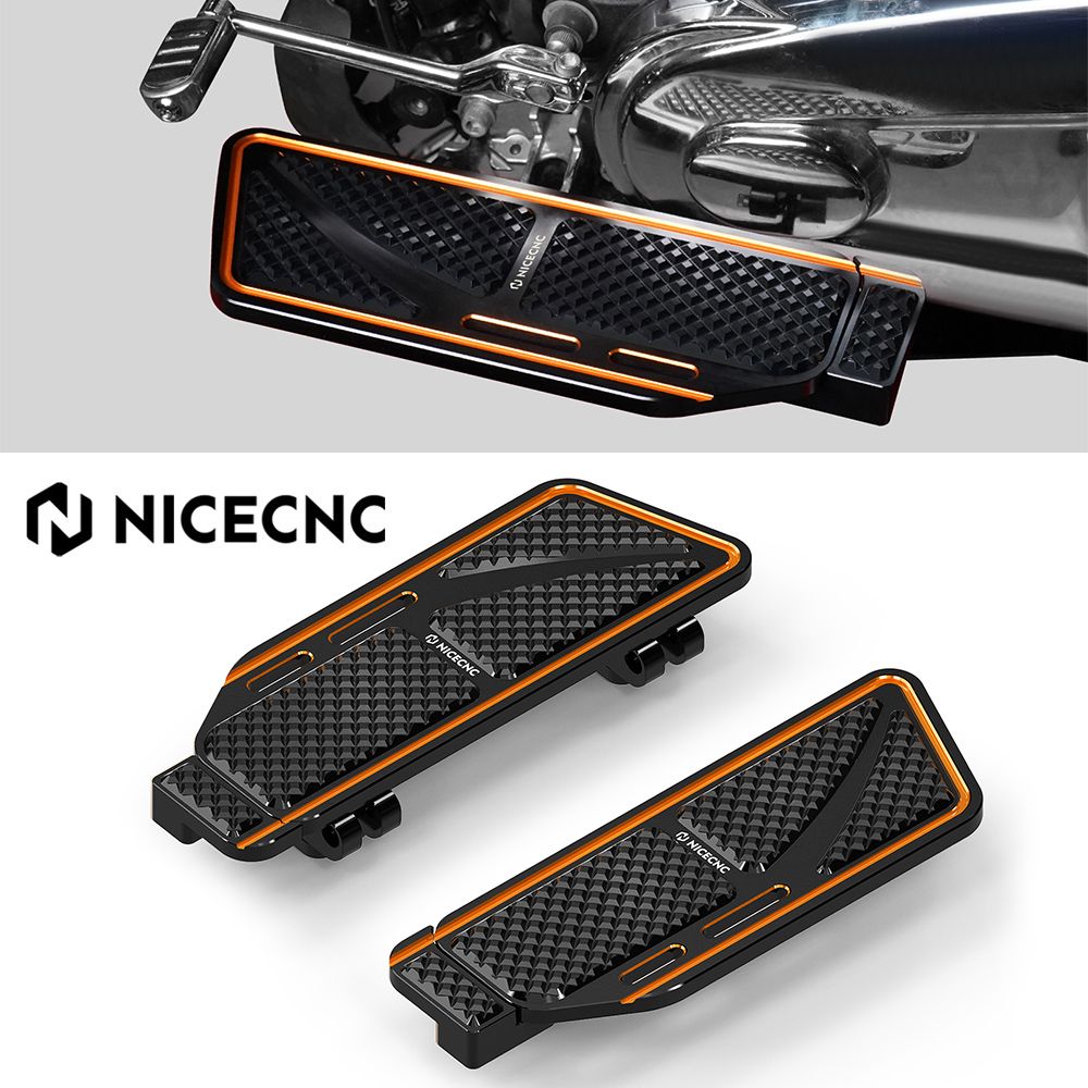 NICECNC ハーレー ツーリング ストリートグライド FLHX 2006〜2024 ロードキング ロードグライド スペシャル 2015〜2024対応 拡張ライダーフットボード 6061アルミ