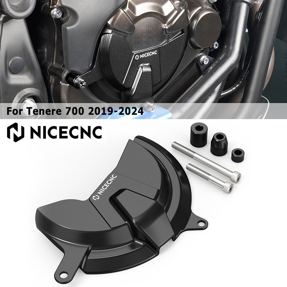 NICECNC ヤマハ Tenere700 XTZ700 2019〜2024 XSR700 2018〜2023 MT-07 2018〜2020 FZ07 2015〜2017 エンジンクラッチガードカバー アルミ製