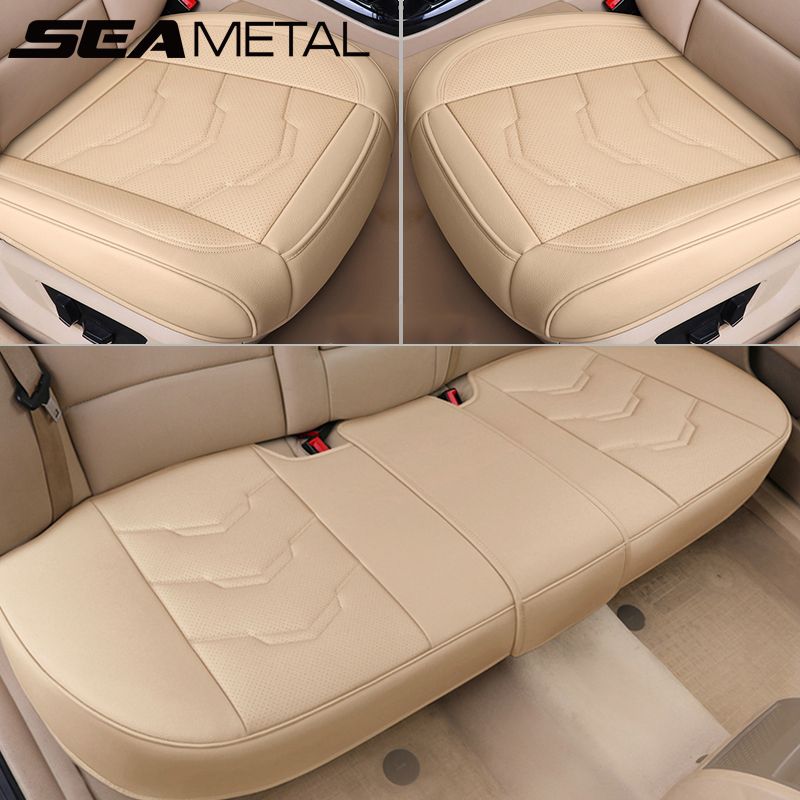 SEAMETAL PUレザーシートカバー 汎用 四季対応 防水 シートクッションカバー