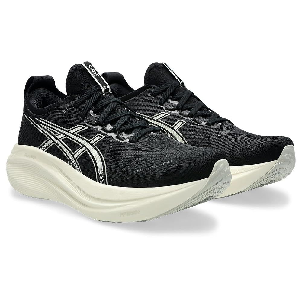【アウトレット】[アシックス] ランニングシューズ GEL-NIMBUS 27 1011B957 メンズ 002(ブラック／レイクグレー) 26.0 cm 4E