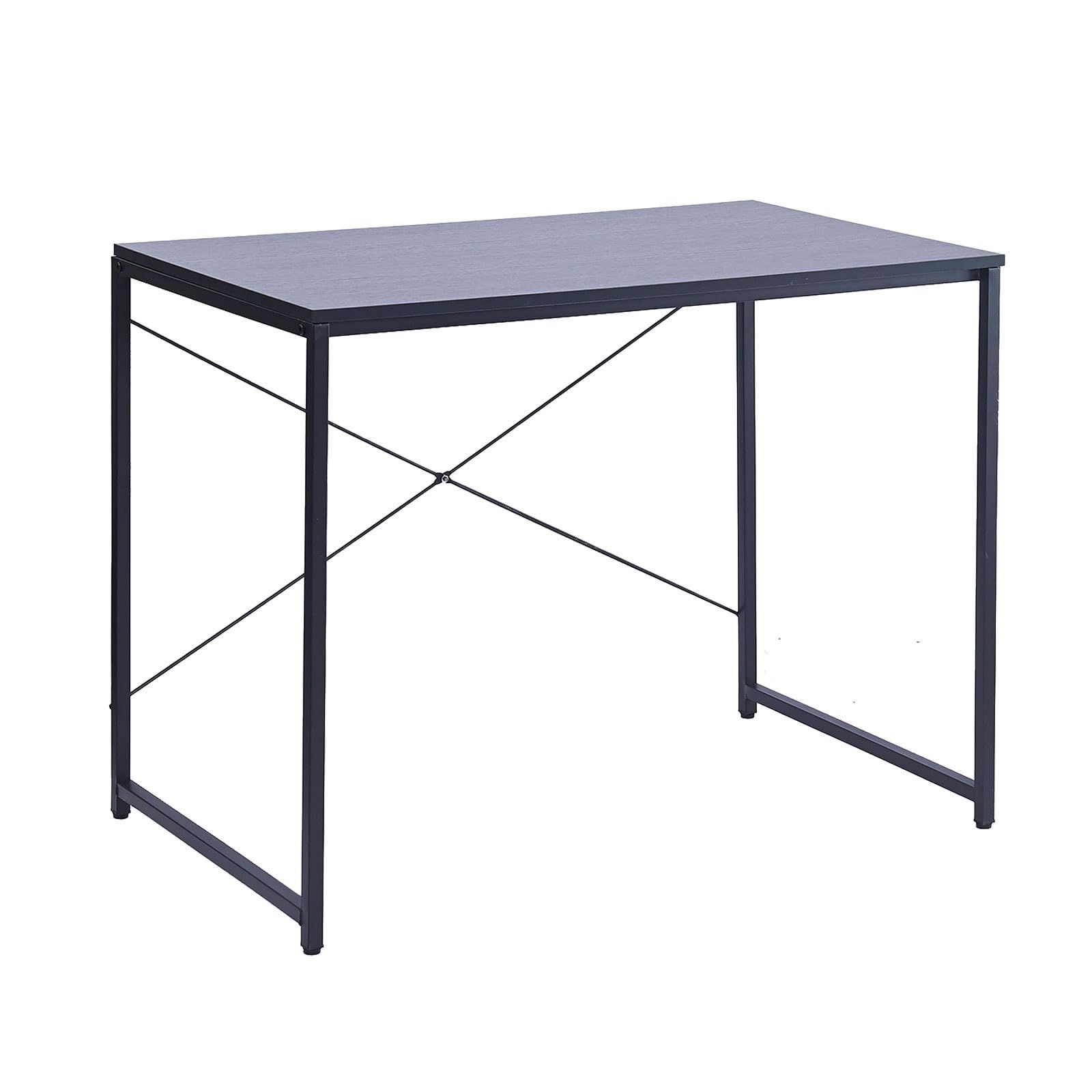 CICINELL パソコンデスク 幅120×奥行60cm×高75cm ワークデスク ダイニング 机 組立簡単 シンプル 在宅勤務 テレワーク ブラックｍａ
