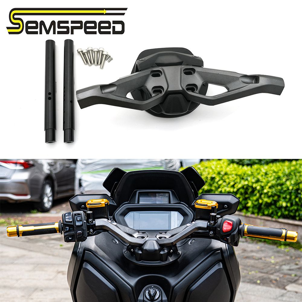 Semspeed ヤマハ XMAX300 XMAX250 2017〜2024対応 ハンドルバーマウント クリップオンサポート ブラック 18,382円