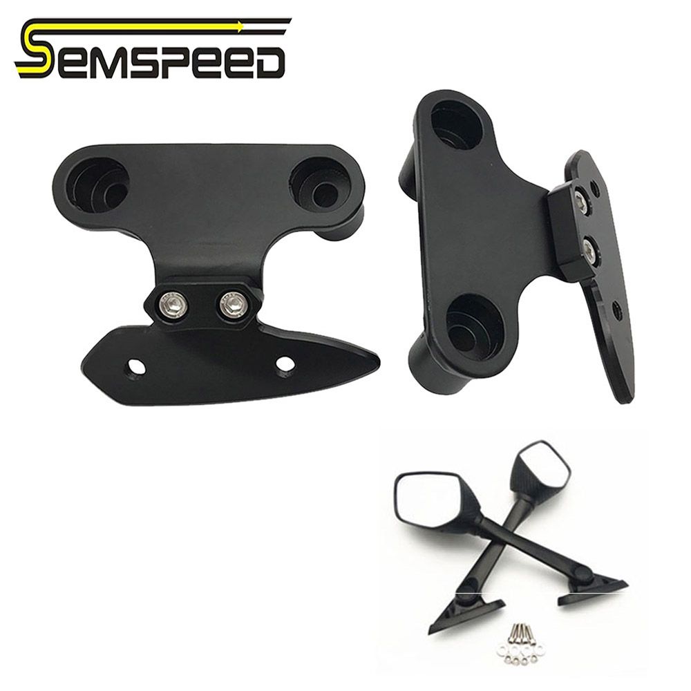 SEMSPEED ヤマハ トライシティ300 2020〜2021対応 CNCリアビューミラーアダプター固定ブラケットホルダー