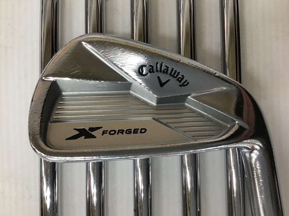 キャロウェイ　X FORGED 2018　ﾀﾞｲﾅﾐｯｸｺﾞｰﾙﾄﾞ95　S200フレックス　アイアンセット　中古【最短即日発送】