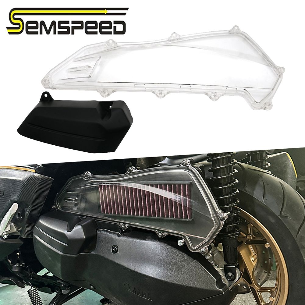 SEMSPEED ヤマハ XMAX X-MAX 125 250 300 400 2017〜2024対応 エアフィルターカバー ABS製