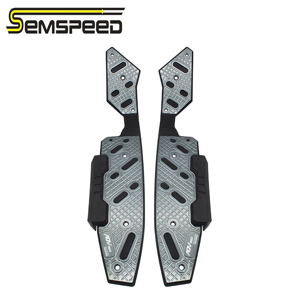 SEMSPEED ホンダ ADV150 2019〜2022対応 CNCアルミ製フットレストステップボードセット フロント＆リア