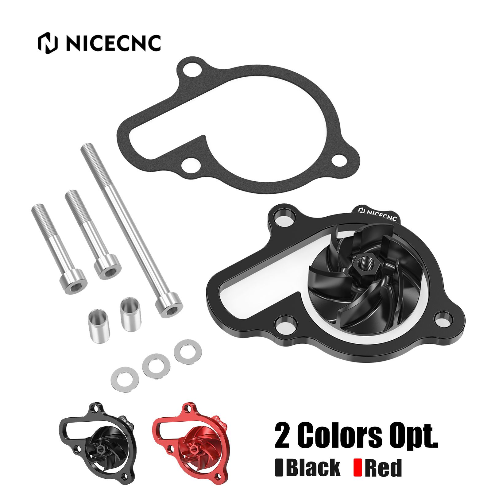 NICECNC ホンダ CRF450R CRF450RX CRF450RWE 2021〜2025対応 特大ウォーターポンプインペラクーラースペーサーキット 10,786円