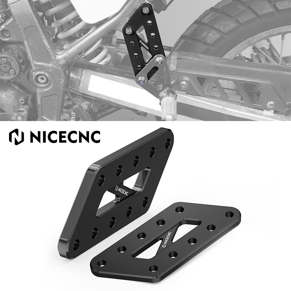 NICECNC スズキ DR650 1996〜2024対応 調整可能フットペグフットレスト ローペグ 4インチ アルミ製 8,693円