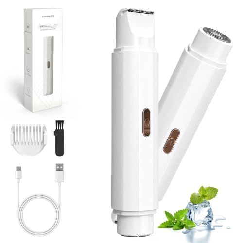★新品★vio シェーバー レディース 【2in1ダブルヘッド 】シェーバー 女性 電気シェーバー カミソリ多機能 顔剃り 3Dフローティングヘッド回転式 デュアルヘッド 脱毛 防水 USB充電式 痛くない 電動 電気シェーバー 産毛 ビキニ 43312aa9