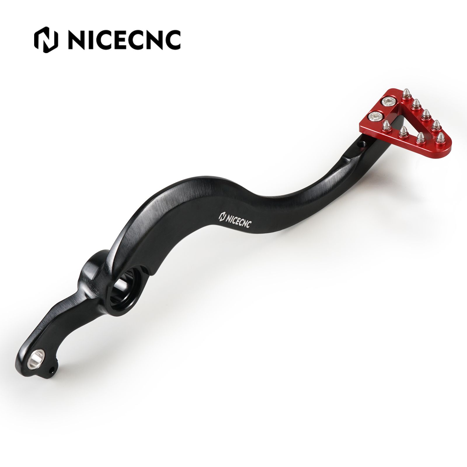 NICECNC ホンダ CRF250R 2004〜2024 CRF450R 2005〜2024 CRF250RX 2019〜2024 CRF450RX 2017〜2024対応 鍛造ブレーキペダルレバー 先端2段階調整
