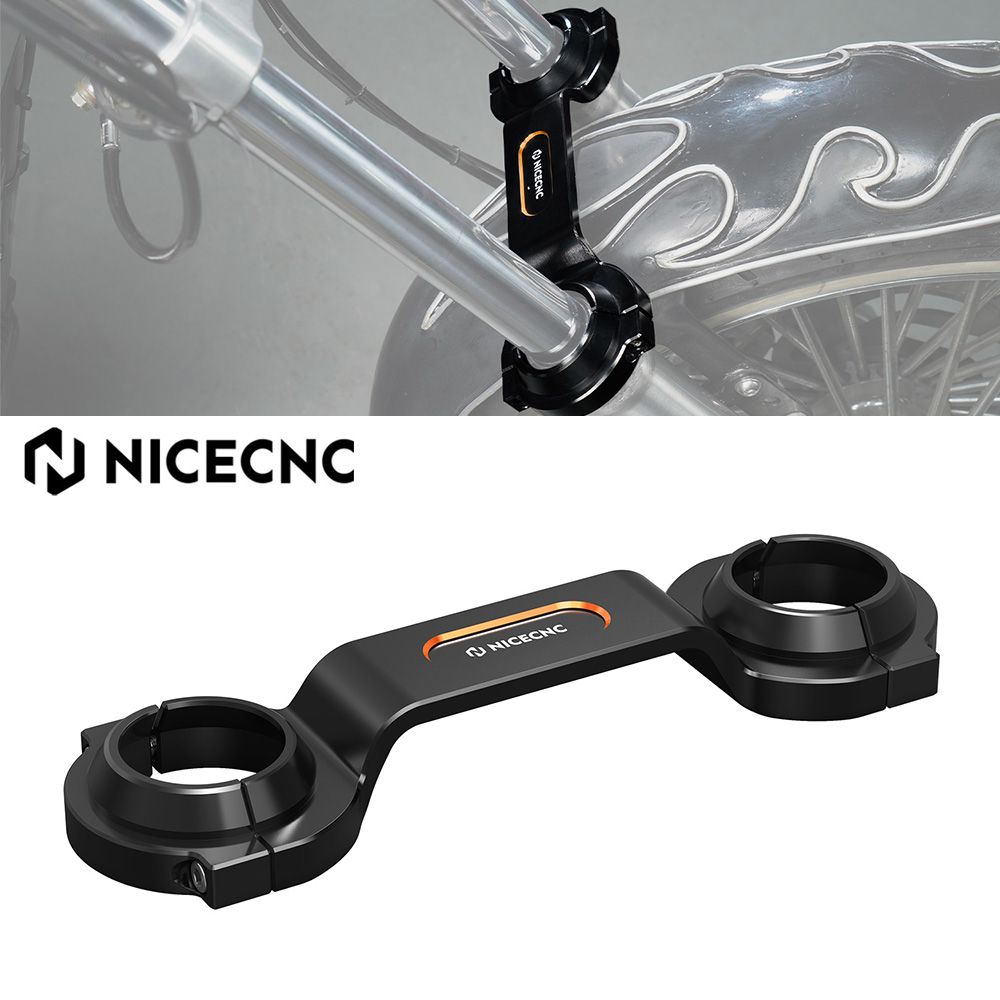 NICECNC ハーレー アイアン1200 XL1200NS 2018〜2020 フォーティエイト XL1200X 2010〜2015 アイアン883 XL883N 2009〜2014対応 フォークブレース