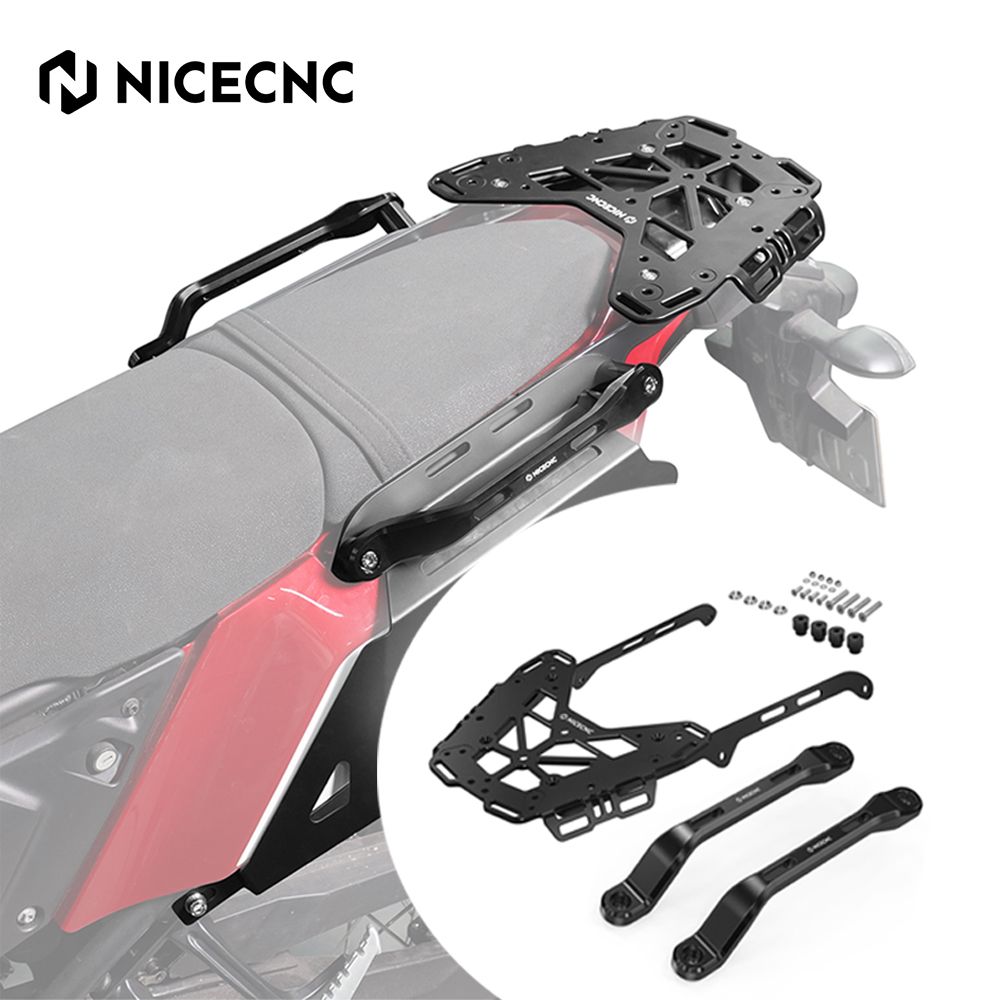 NICECNC ヤマハ Tenere700 XTZ700 2019〜2024対応 リアグラブハンドル リアラゲッジラック