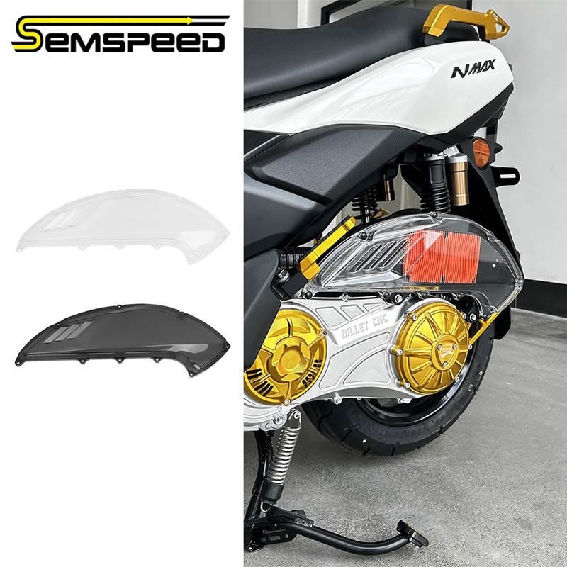 SEMSPEED ヤマハ ズマ125 2022〜2025 NMAX155 2020〜2025 N-MAX125 155 2022〜2025対応 クリアエアフィルターカバー