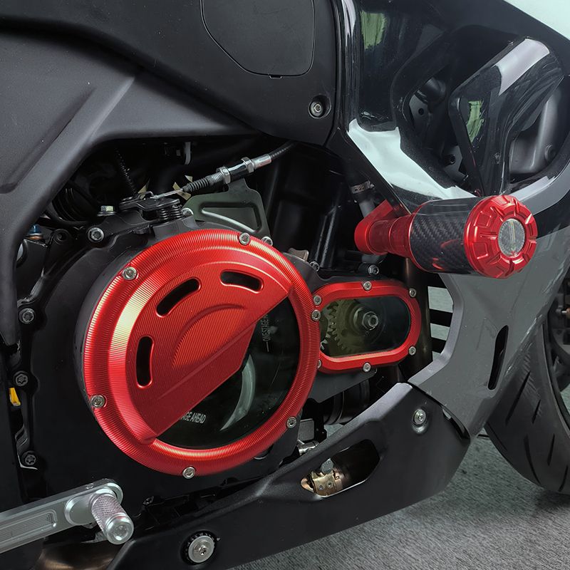 SEMSPEED ベネリ Leoncino500 QJmoto SRK600RS SRK600対応 クリアクラッチカバー アルミ製
