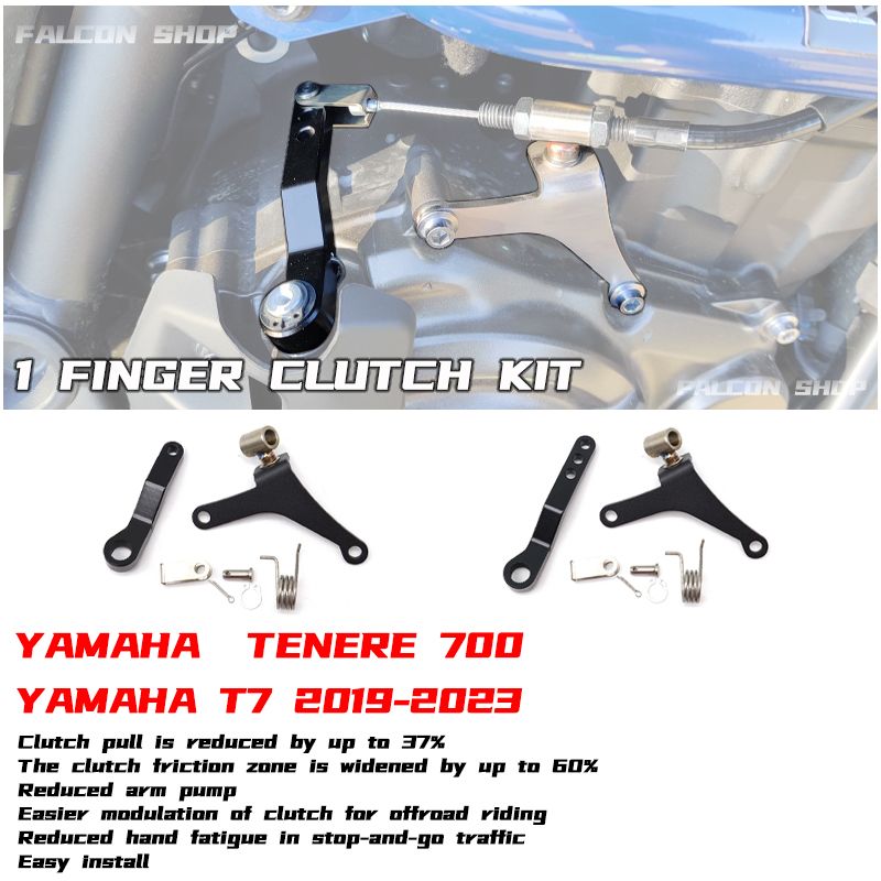 MPOVNCE ヤマハ テネレ700 T7 2019〜2023対応 1フィンガークラッチキット ワンフィンガー仕様