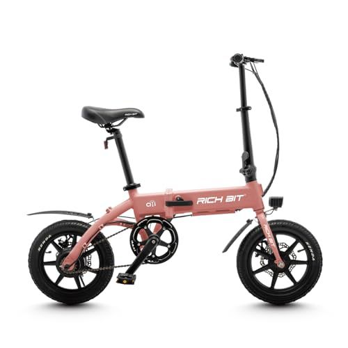 ms電動アシスト自転車 折りたたみ RICHBIT CITY ASSIST 軽量 最大80km走行可能 免許不要 14インチ 公道走行可 おしゃれ 通勤 街乗り 型式認定 ディスプレイカバー付 （サクラピンク/シティブラック/レンジャーグリーン/ゴールデンオリ 56,958円