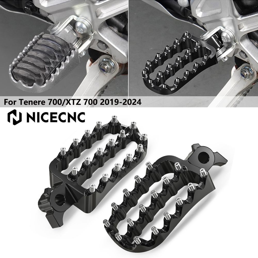 NICECNC ヤマハ テネレ700 XTZ700 2019〜2025対応 フットペグ フットレスト テネレ700ラリーエディション 2020〜2025対応 14,957円