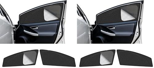 新型 プリウス 30系 専用 サンシェード マグネット式 サイド用 車種専用 2in1一体式 カーシェード PRIUS 30 ZVW30 ZVW35 メッシュカーテン 換気 断熱 日除け メッシュサンシェード 日焼け防止 UVカット 遮光カー eb185789