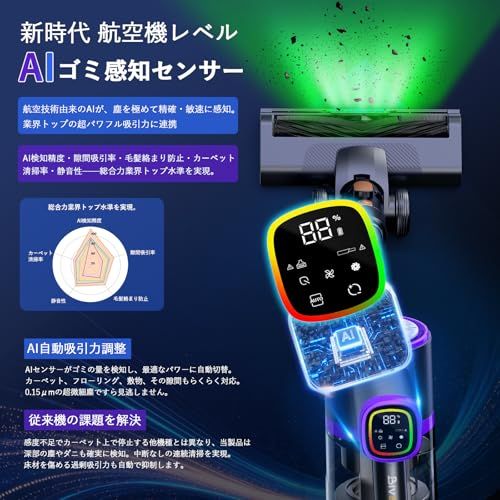 掃除機 コードレス【2027先行モデル！コスパ最強！充電＆収納スタンド