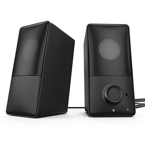 【業界初 15°後傾式スピーカー＆最新Bluetooth5.4対応】 kstime PCスピーカー バスレフ低音強化 ゲーミングスピーカー Hi-Fiステレオ 有線・無線接続対応 USB給電 AUX対応 最大出力14W 内蔵マイク 前面イヤホン端子付き モニt 6,856円