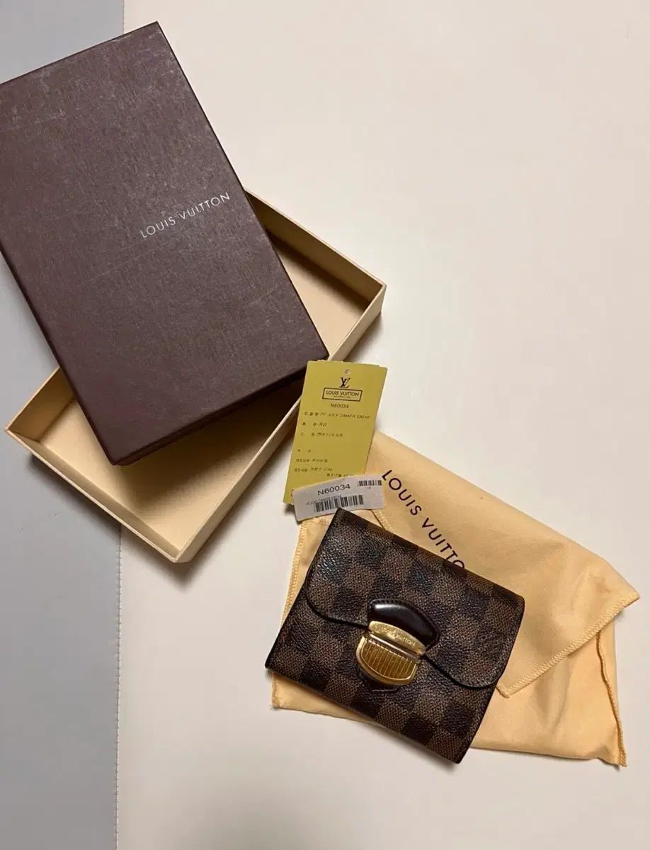 デパート) Louis Vuitton ルイヴィトン ダミエ エベン ジョイ WILL (財布)