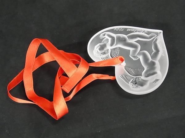 美品 ラリック クリスマスオーナメント【1996年】 □新品□未使用□ LALIQUE ラリック 1996 エンジェル クリスマス