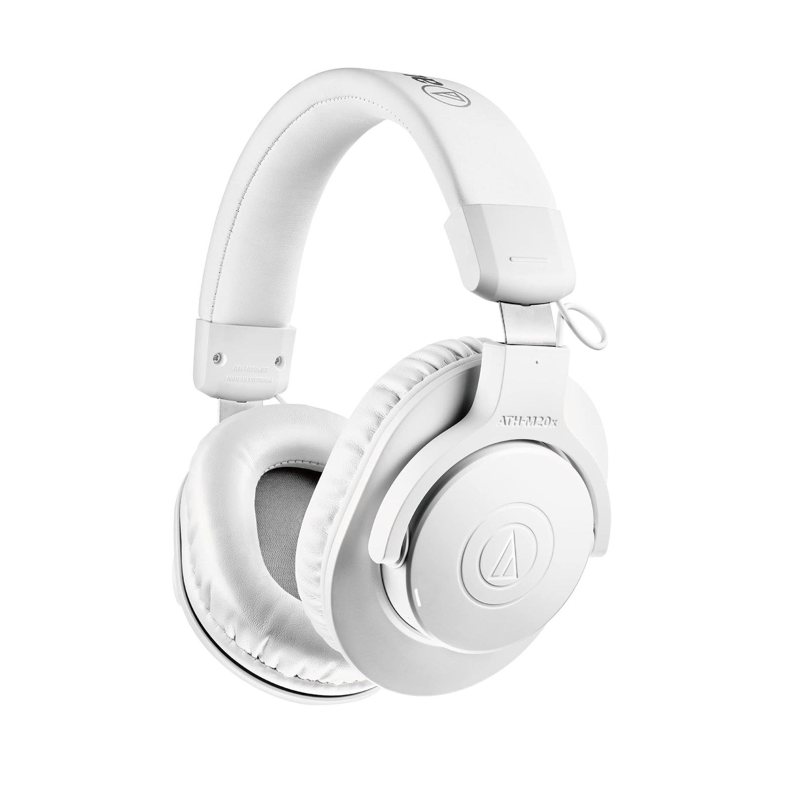 オーディオテクニカ ATH-M20xBT WH ワイヤレスヘッドホン ヘッドホン Bluetooth 有線 ヘッドフォン 40mmCCAWボイスコイルドライバー 216gの軽量ボディ マルチポイント 低遅延モード 最大6 [ホワイト] [単品] [ワイヤレス]