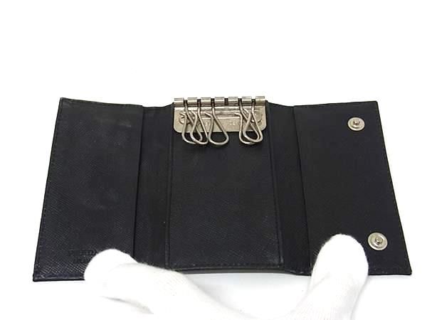 PRADA プラダ テスートナイロン 6連 キーケース 鍵入れ メンズ