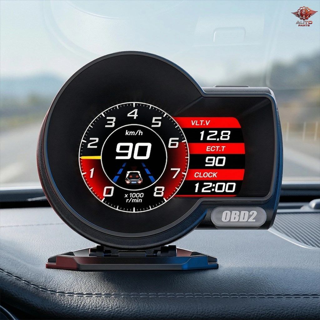 F8 OBD GPS HUD計器ディスプレイ速度水温車速タービン圧力