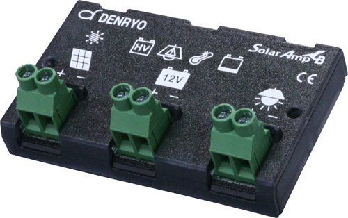 ★新品★denryo 電菱 太陽電池充放電コントローラー ナイトライト（夜間出力,終夜点灯）機能付 (12V/10A） solar Amp B SA-BC10 c1710105