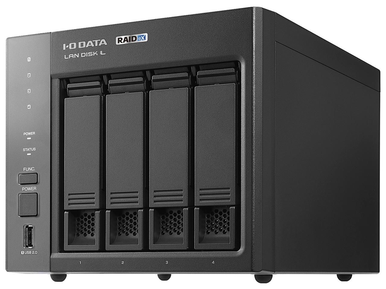【新品・2営業日で発送】IODATA アイオーデータ 法人向け4ドライブNAS 32TB(HDL4-LX32)