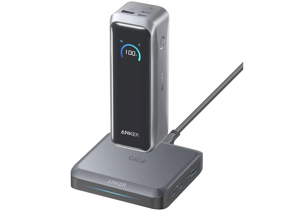 【新品・3営業日で発送】ANKER アンカー Anker Prime Power Bank (20100mAh 220W) with Anker Prime Charging Base (150W 3 Ports) ブラック 20,776円