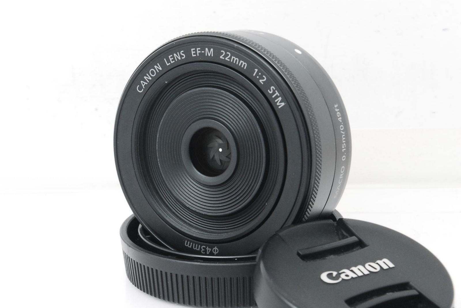 ☆極薄パンケーキ単焦点！ボケ味もしっかり☆キヤノン EF-M 22mm F2