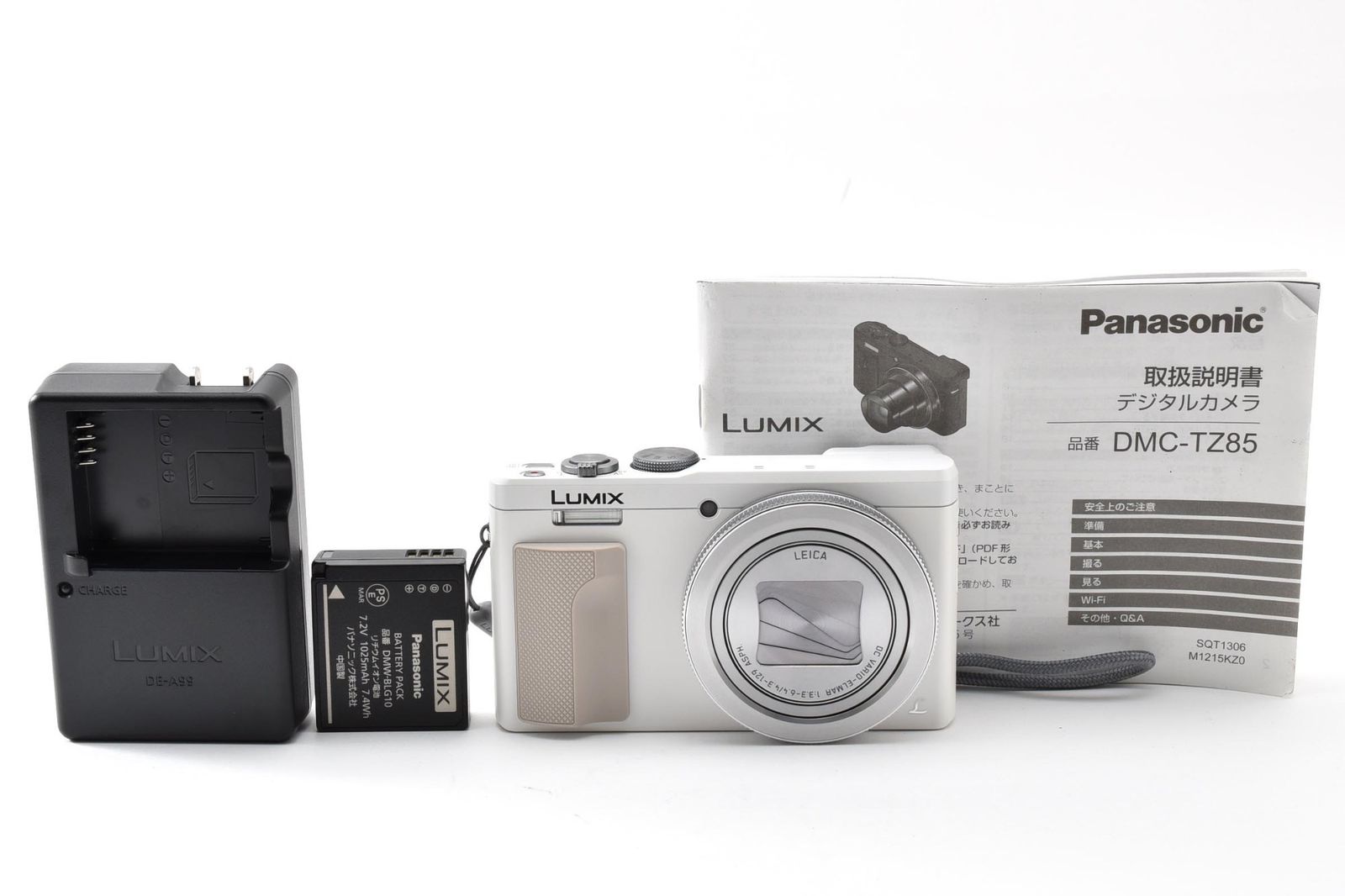 光学極上 Panasonic パナソニック LUMIX DMC-TZ85 白 ホワイト コンパクトデジタルカメラ #4343 24,735円