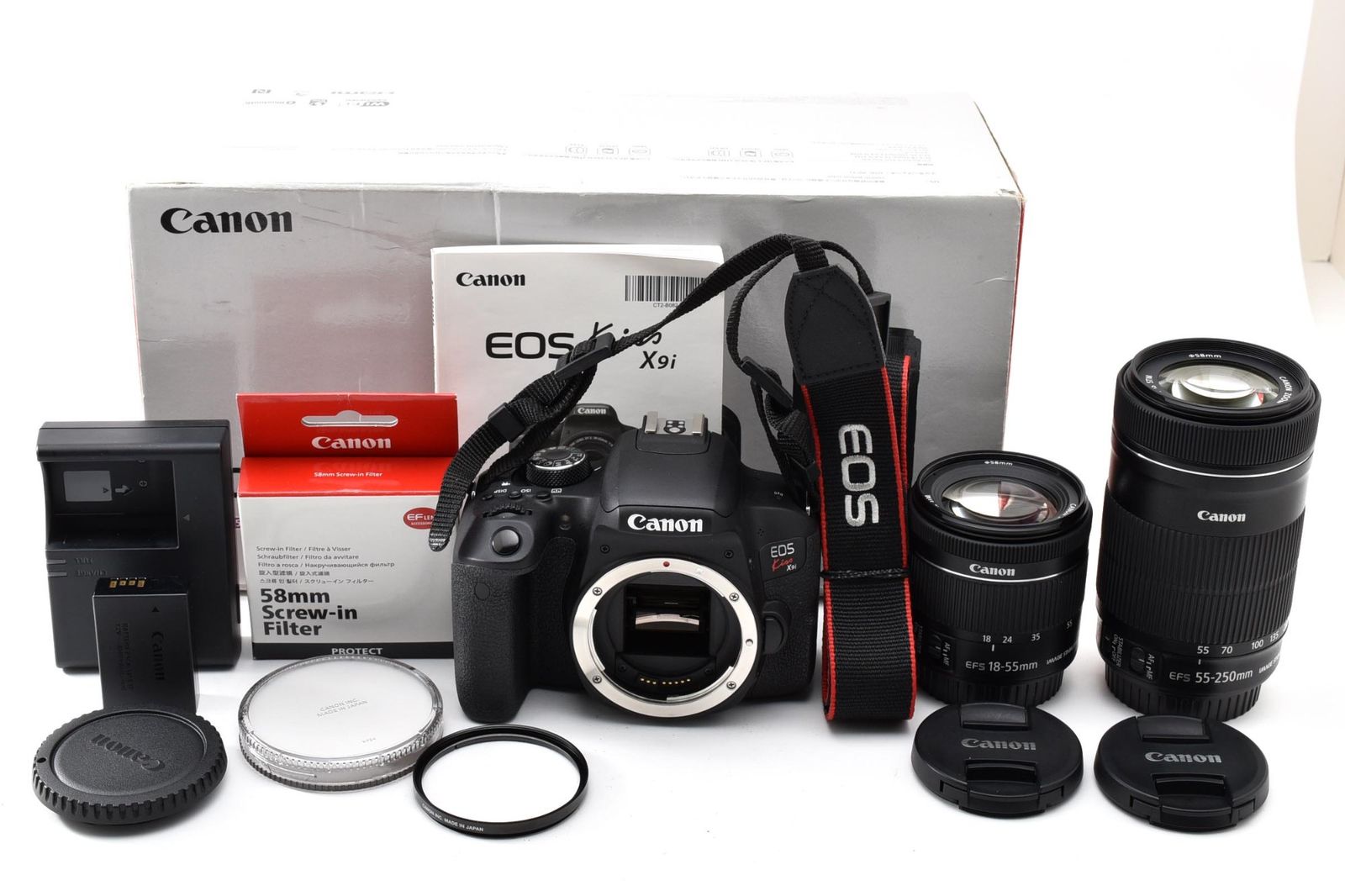実用品 箱あり Canon キャノン EOS Kiss x9i / EF-S 18-55mm 3.5-5.6