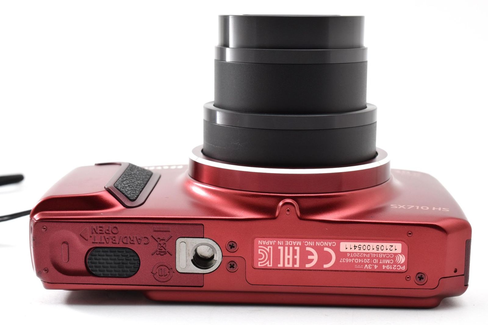 実用光学美品 Canon キャノン PowerShot SX710 HS 赤 レッド
