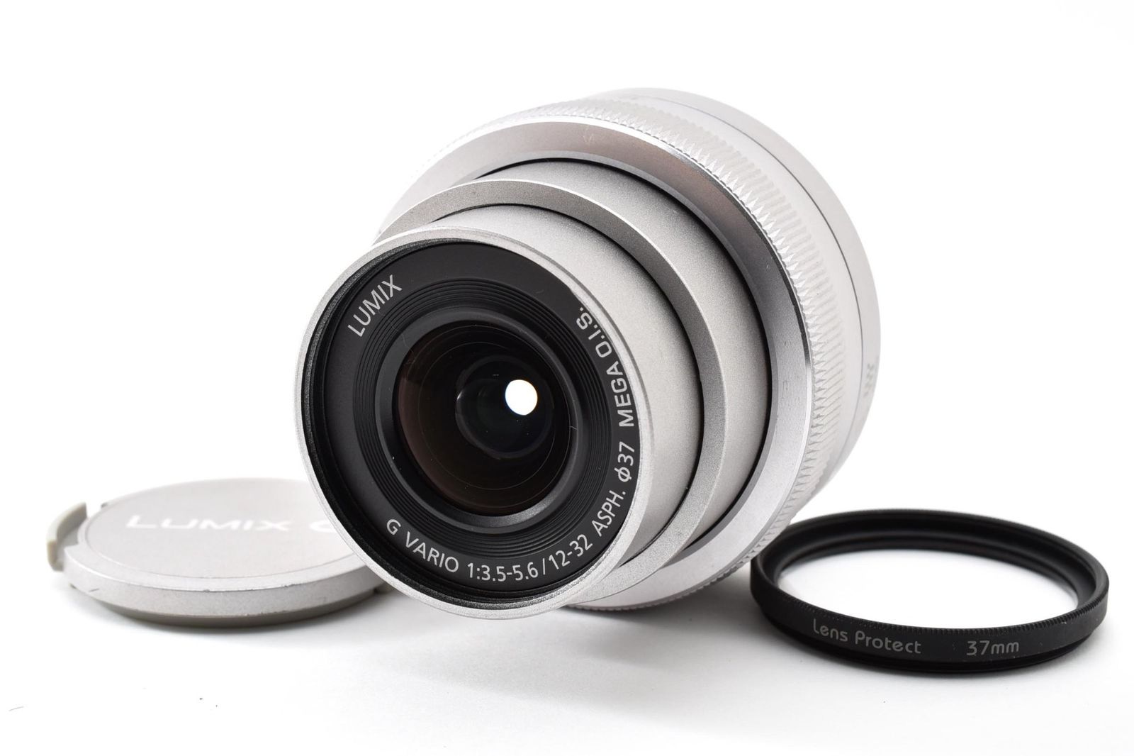 実用品 Panasonic パナソニック LUMIX G VARIO 3.5-5.6 12-32mm H-FS12032 シルバー AFレンズ #4359-2