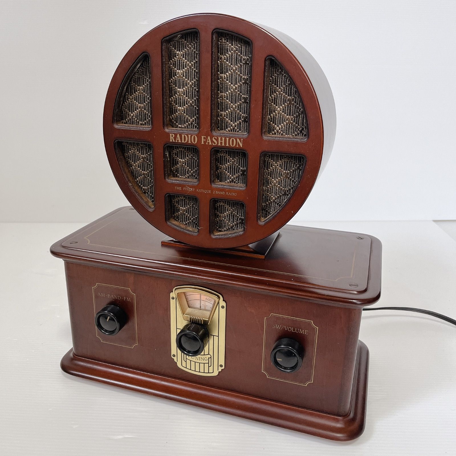 クラリオン　アンティークラジオ　HR-1100A クラリオン HR-1100A RADIO FASHION SERIES アンティーク調ラジオ