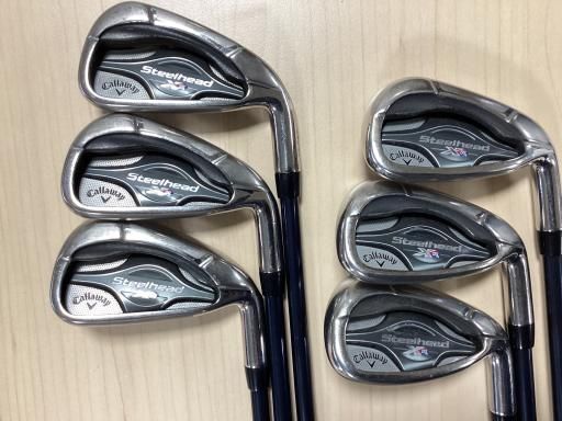 【中古】 キャロウェイ STEELHEAD XR 6S アイアンセット IR XR(STEELHEAD) (フレックスR) メンズ 男性用 右利き 右用 Cランク ゴルフクラブ