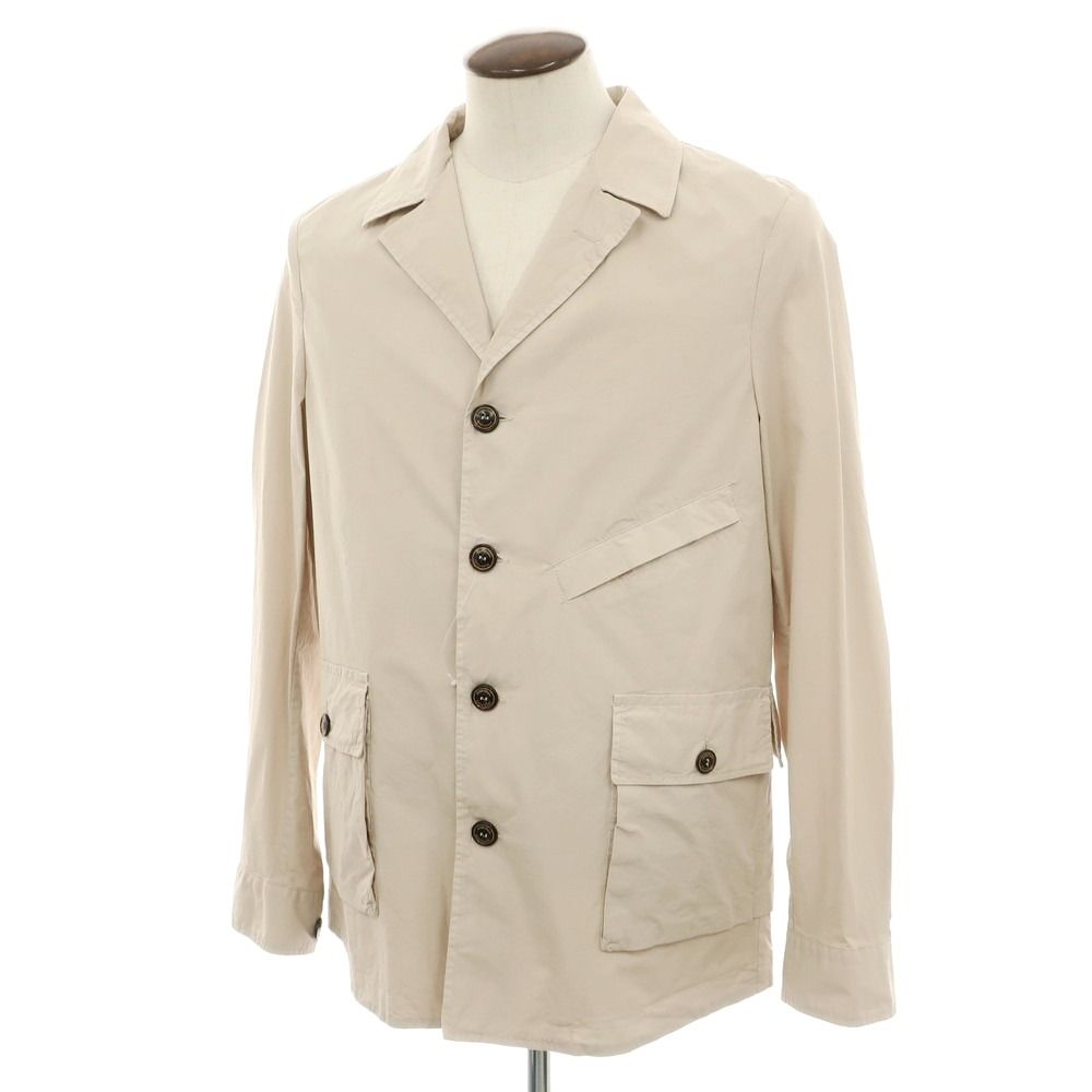 【新品】ヤコブコーエン JACOB COHEN ストレッチコットン サファリジャケット ライトベージュ【サイズ50】【メンズ】