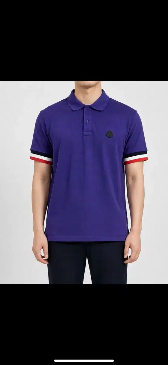 モンクレール 半袖 カラーTシャツ ネイビーTシャツ